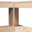 Bookcase Bed Without Mattress Solid Wood Pine-1938820490-1938820492