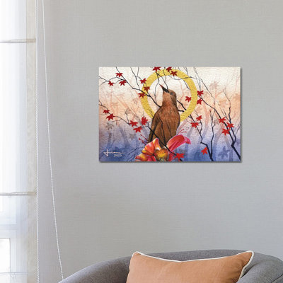 Chestnut Tailed Starling by Liam Kumawat - Wrapped Canvas Gallery-Wrapped Canvas Giclée