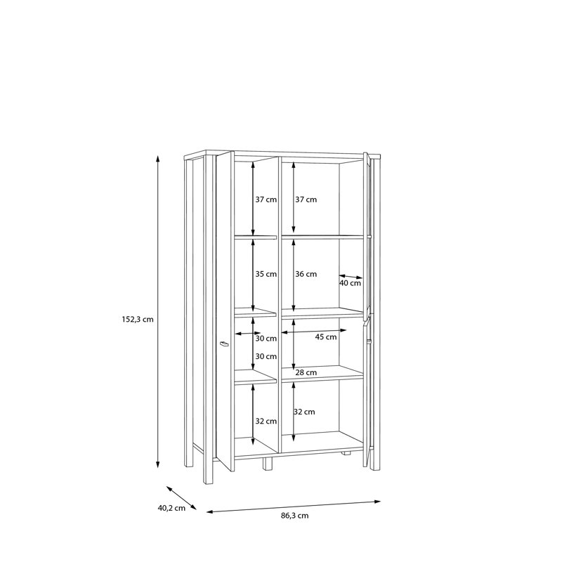 Lorrayne Display Cabinet