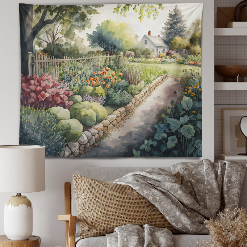 Polyester Tapestry, 32" H x 39" W