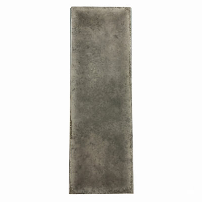 Carrelage mural gris brillant Titan Smoke 4 "x 12" Subway