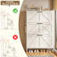 Armoire de rangement pour chaussures autoportante avec tiroirs rabattables-5596913