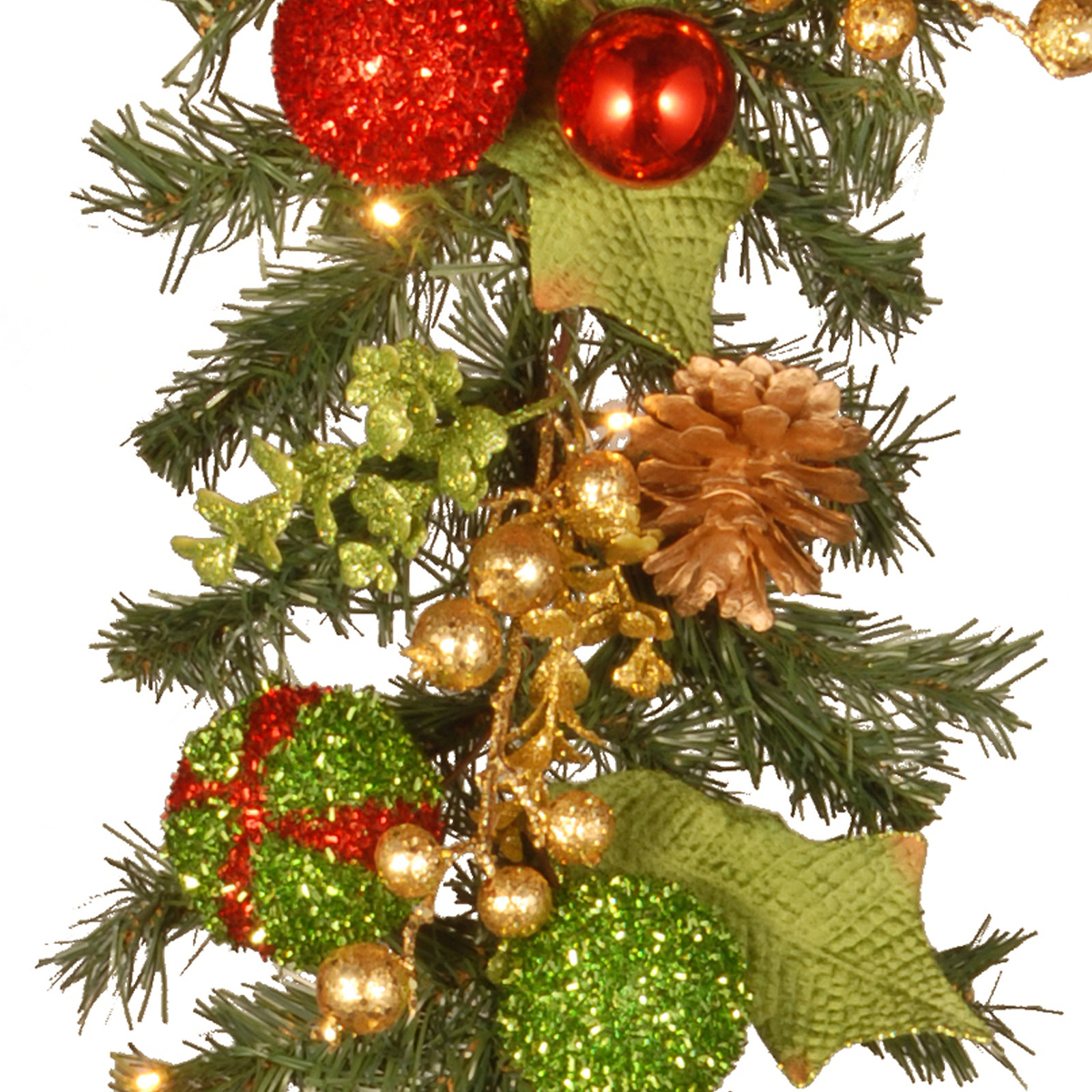 72" Pre-Lit Berry Christmas Garland