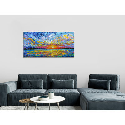 Peinture à l'huile abstraite moderne