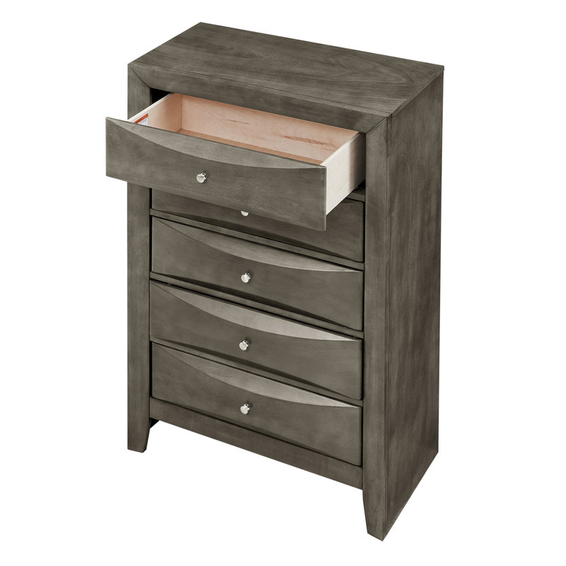 Commode Marilla, gris, Gris