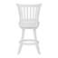 Catt Swivel White Bar Stools with Solid Wood Frame-851991033