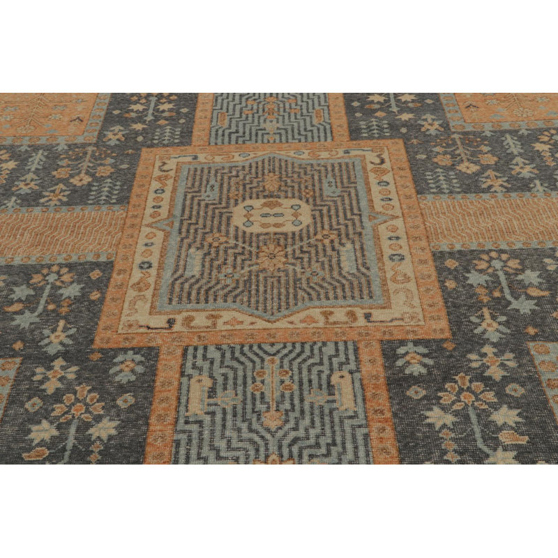 Wool Oriental Area Rug, Rectangle 9'2" x 12'1"