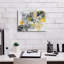 Toile épique Graffiti «Abstract Pouring S» par Jean Plout, 16 po x 12 po-116776671