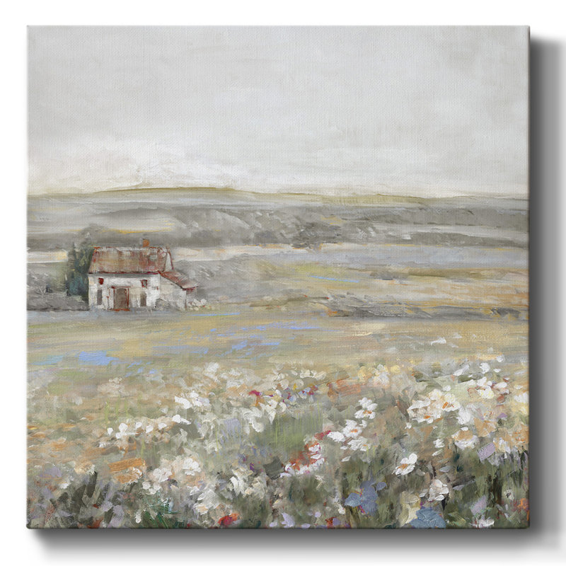 «Soft Summer Meadow I», reproduction sur toile tendue, H 40 po x l 40 po x P 1,5 po