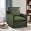 Chaise d'appoint rembourrée avec accoudoirs et coussin l 30 po-1353797069