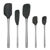 Flex-Core Spatula Stainless Steel Handle Set of 5 - White