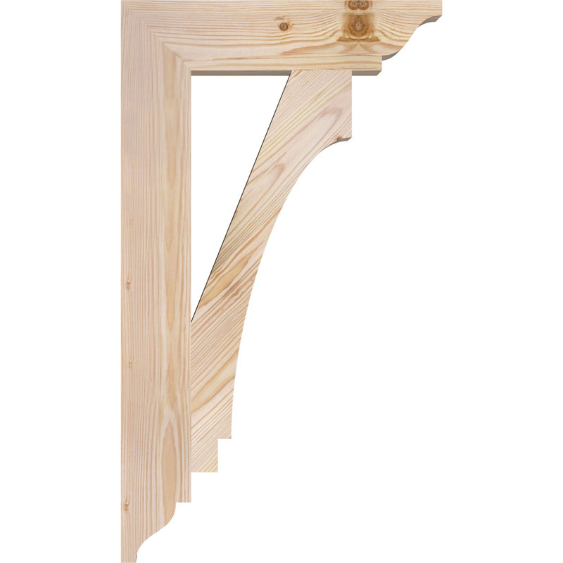 Support impérial traditionnel, 28" H x 3.5" W x 16" D, Douglas (lisse)