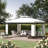 Outsunny Patio Gazebo, Double Roof Outdoor Gazebo Canopy Shelter with Screen Decorate Corner Frame, for Garden, Lawn, Backyard and Deck