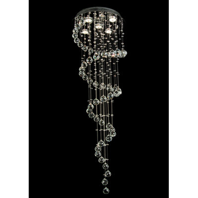 Lustre en cristal 5 lumières