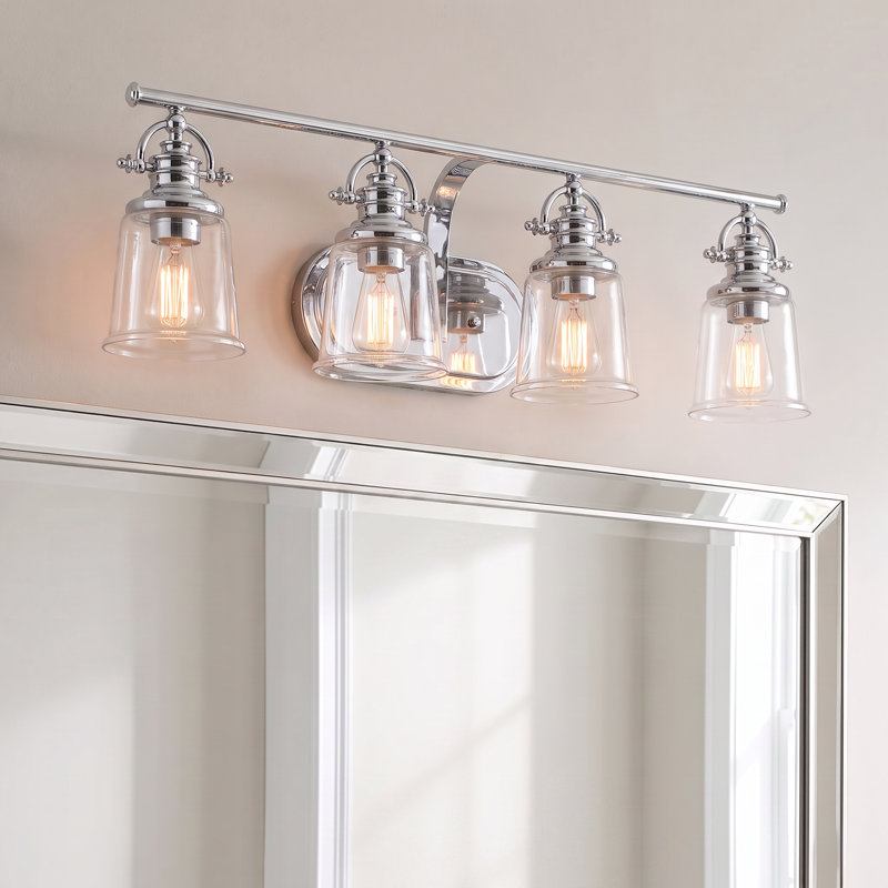 Amiliana Dimmable Polished Chrome Vanity Light