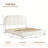 Hayden Boucle Upholstered Platform Bed with Headboard, Cloud Bed Frame, Soft Rounded Corners-1972014574-1972014573