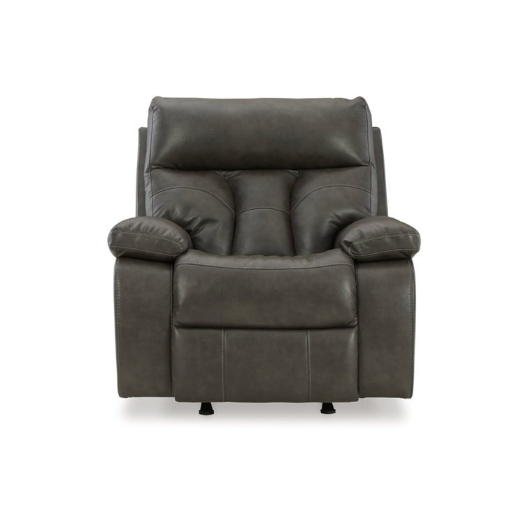 Latitude Run® Wood-Framed Upholstered Recliner Chair With Thick Seat Cushion  and Backrest