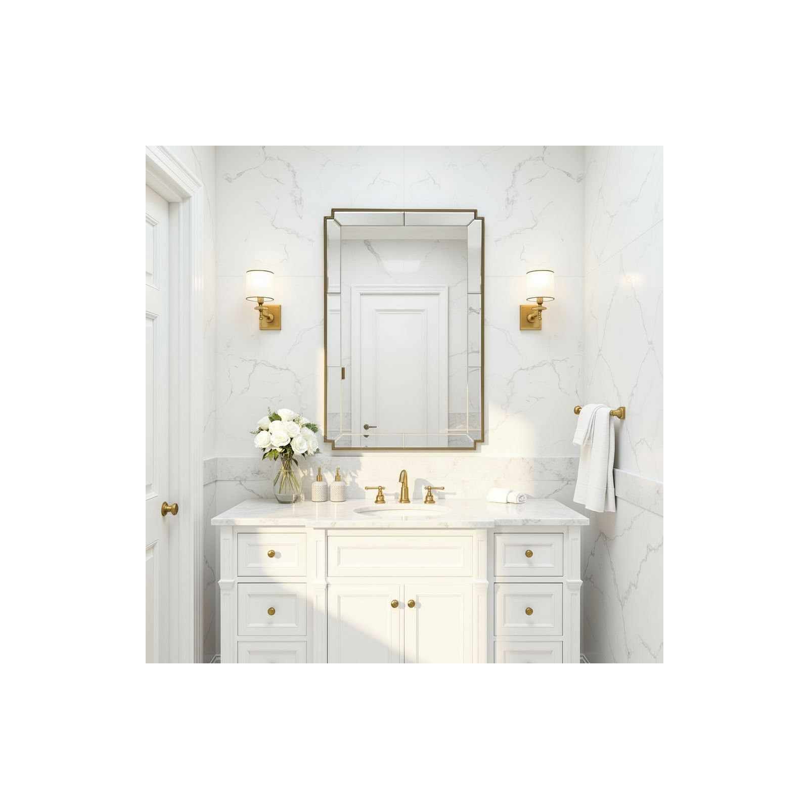 Davis Mirror, Gold