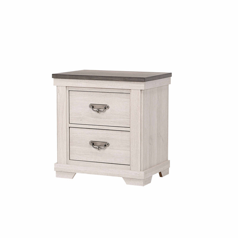 Table de chevet à 2 tiroirs 1Pc