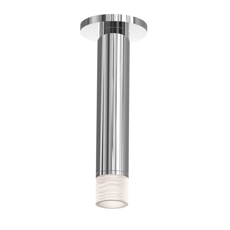 ALC 1 - Light LED Flush Mount, 12" H x 2" W x 2" D, Etched Ribbon