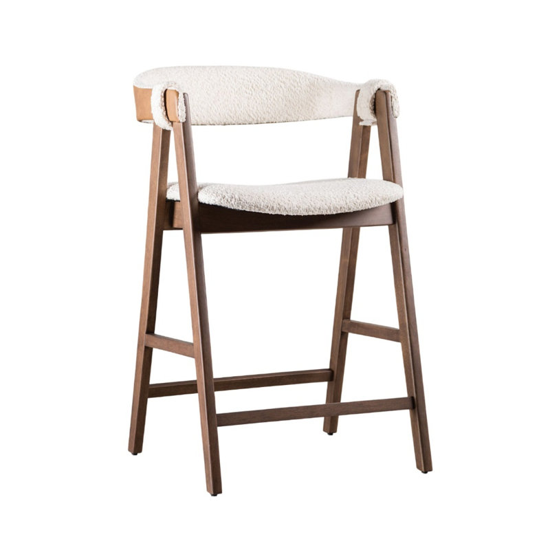 Tabouret de comptoir 2 pièces Mid-Century