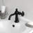 Kingston Brass Wendell Single-Handle 1-Hole Deck Mount Bathroom Faucet with Knurled Handle and Push Pop-Up Drain-91111346