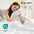 Bedsure All-Season Duvet Insert - Down Alternative Comforter with 7D Hollow Fiber, White-122443355-122443353