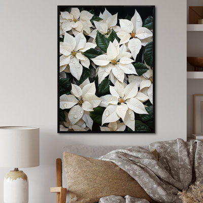 " White Wild Poinsettia Serenade "