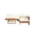 Ensemble de canapé modulaire d'extérieur 4 pièces