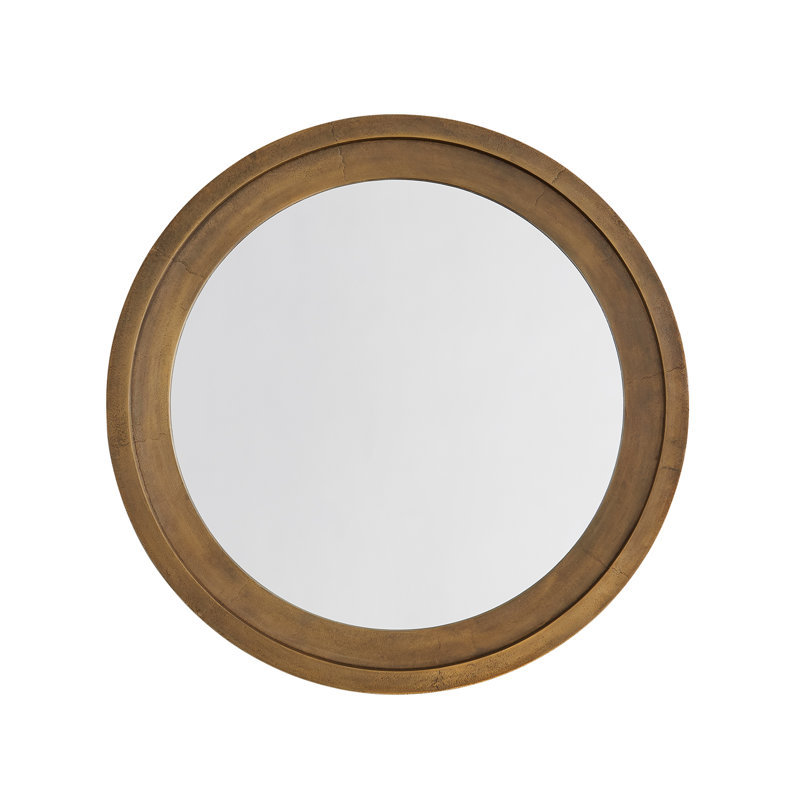 Miroir d'appoint Canto, Laiton oxydé