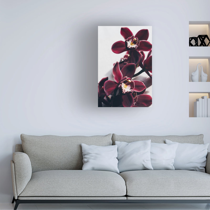 Art sur toile de velours orchidée Uplusmestudio, H 19 po x l 12 po x P 2 po