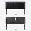 Tête de lit tapissier en bois massif Plympton H 56 po -72685279-72685278