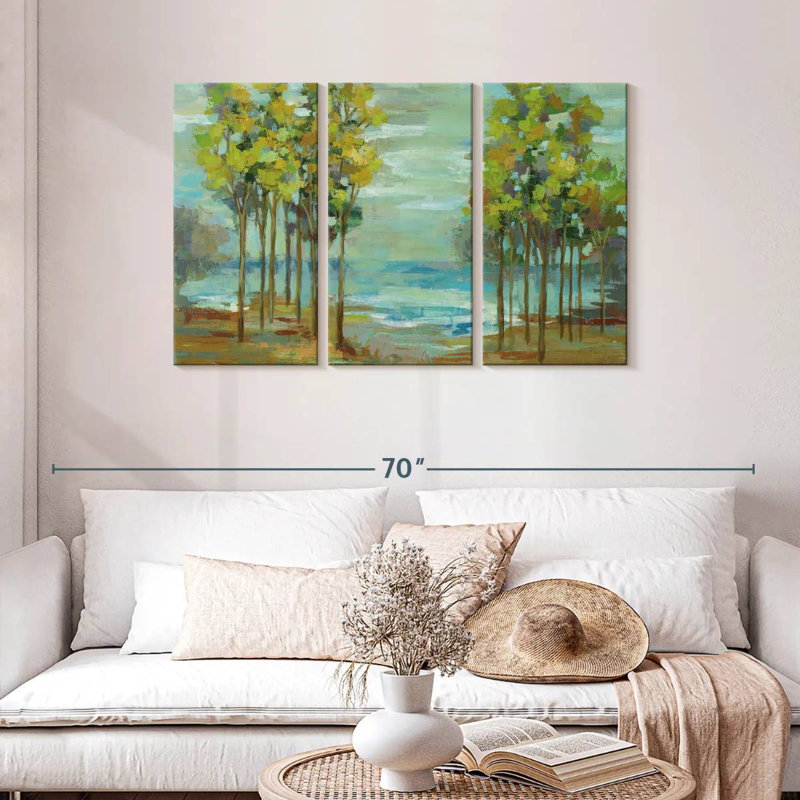 Harnek Calm Spring Trees, 28" H x 45" W