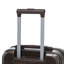14 "/ 20" 2 pièces / ensemble dans un bagage à roulettes en ABS, avec serrure à combinaison et ouverture avant, étui à cosmétiques 14 "(brun)-130173821-130173823
