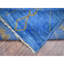 Tapis berbère marocain en laine noué à la main 8 pi 4 po x 9 pi 4 po bleu denim 68E2D471B5D24172A53B7F218112F977