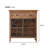Classic Do Old Solid Wood Iron Sideboard