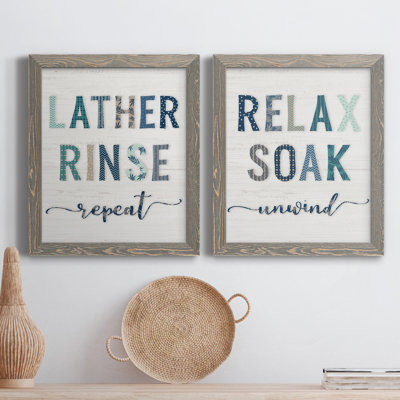 " Lather Rinse Repeat " 2 - Pieces
