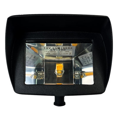 Projecteur DEL DL04 brun à basse tension