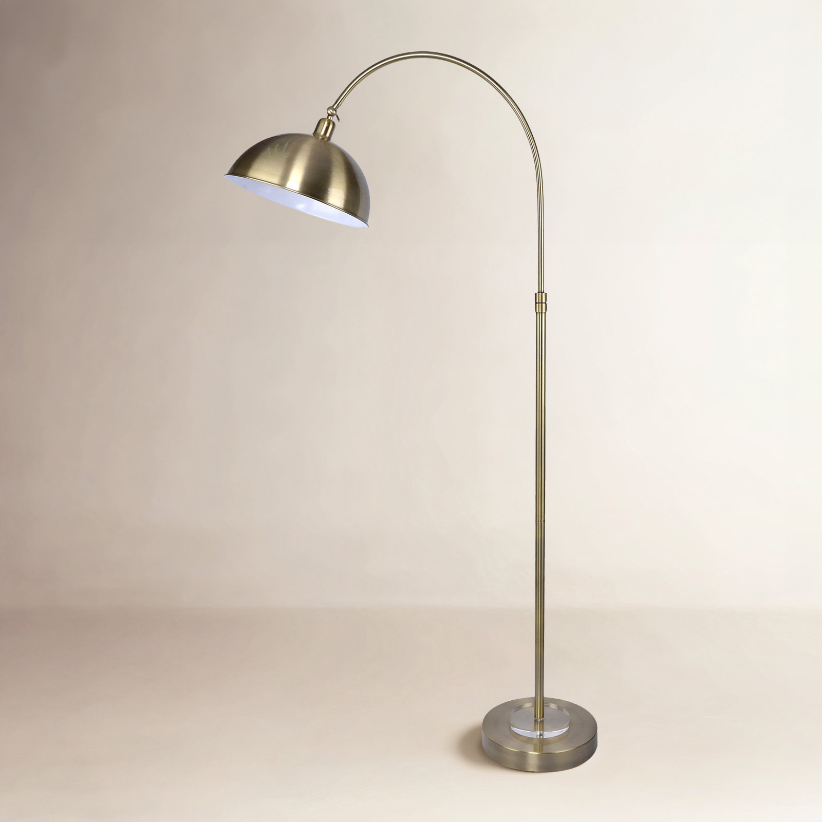 63.5'' Floor Lamp, Antique Soft Brass