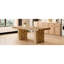 Table de salle à manger en bois de 78,7 po x 39,4 po de hauteur, 29,9 po de hauteur, multifonctionnelle pour différentes situations, ajustement intérieur harmonieux, stabilité antidérapante, décoration,