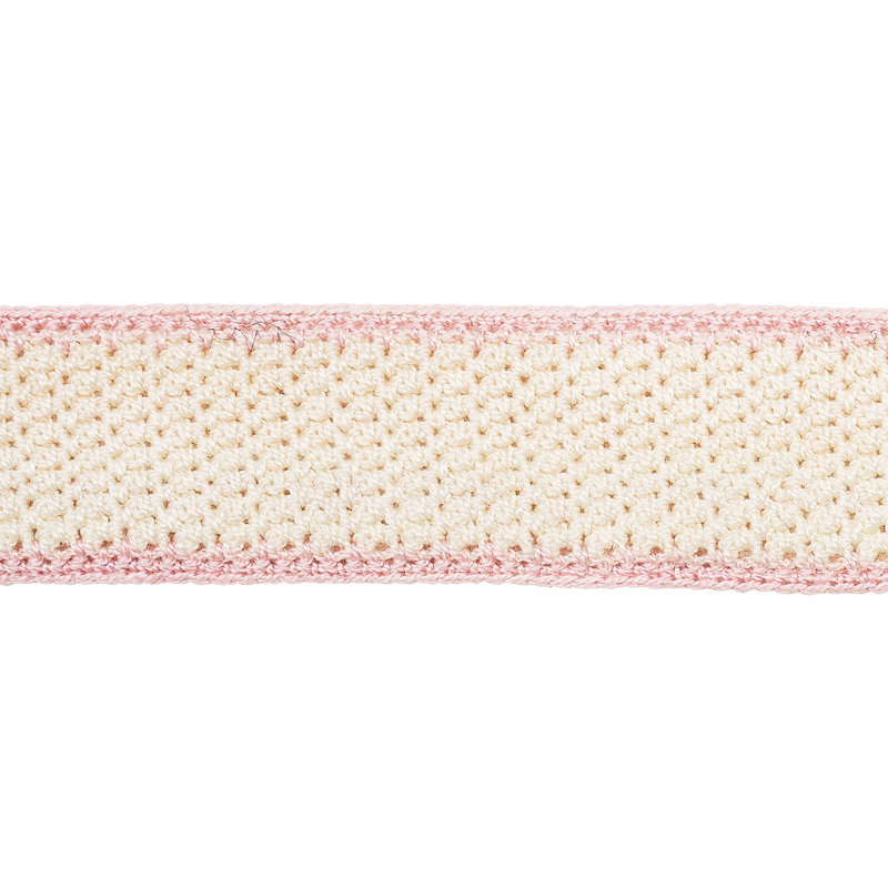 Schumacher x Mary McDonald Sylvia Crochet Tape, Petal