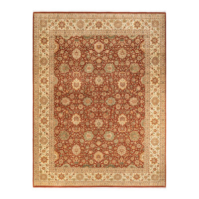 Hayner One-of-a-Kind 9' 3" X 12' 3" 2000s Wool Area Rug in Orange