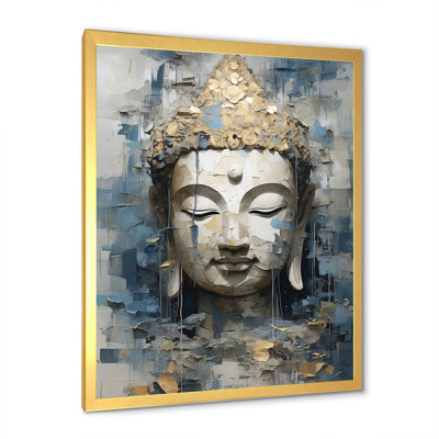 Statue religieuse du bouddhisme royal sur toile