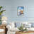 Beach Basket Essentials Framed Giclee, design by LSR Design Studio-140671207-140671204