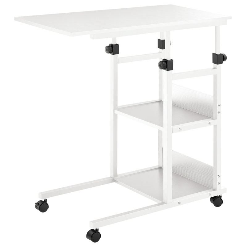 Bureau debout mobile, hauteur réglable 31,5 pouces