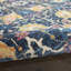 Tapis bleu marine tissé à la machine