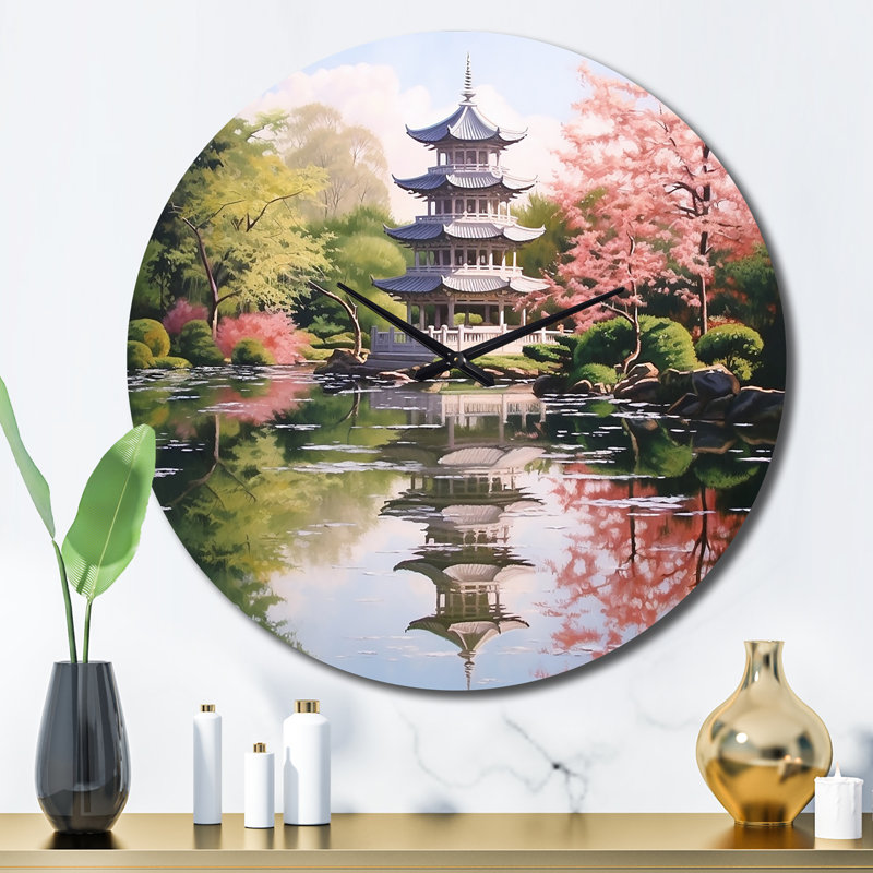 Horloge murale Asian Art, Grand