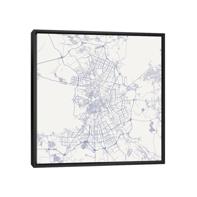 « st. petersbourg routes », impression sur toile tendue