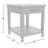 Billie Brown Large End Table