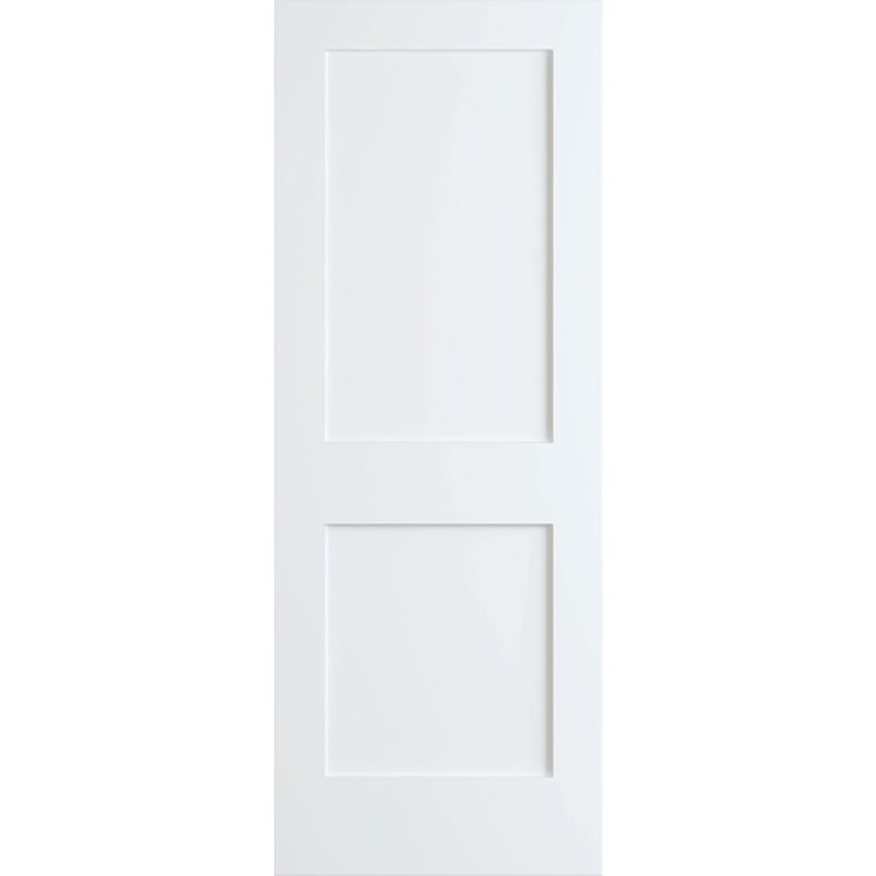 Porte standard lambrissée en bois manufacturé, 24 po x 96 po
